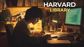 You're Studying at an Harvard Library at Night | Midnight Dark Academia Music