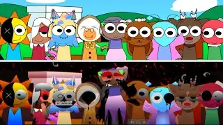 Sprunki Pyramixed But Dandy's World l Novos Personagens  (NOVO MOD)