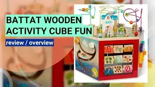 Battat Wooden Activity Cube Review: Exploring CurioCity for Toddlers
