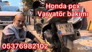 Honda pcx varyatör bakımı whatsap  iletişim 05376982102