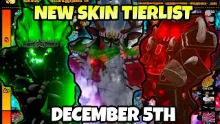 [YBA] INSANE NEW PKER SKIN TIERLIST DECEMBER 5TH... (ALL CHANGES)
