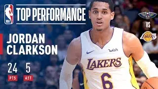 Best of Jordan Clarkson vs. Pelicans (24 Points, 5 Assists) | October 22, 2017