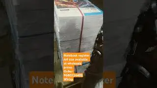 Notebook register A4 size available at wholesale prices Order-9680224493 Whtsp