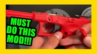 Changing Glocks magazine release, Slide lock & pins for extended ones