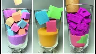 Very Satisfying  Ball Drop  & Squish Sand tagious Video