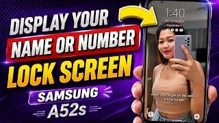 How To Add Your Name Or Phone Number On Lock Screen | Display Owner Info