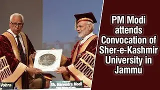 PM Modi attends Convocation of Sher-e-Kashmir University in Jammu