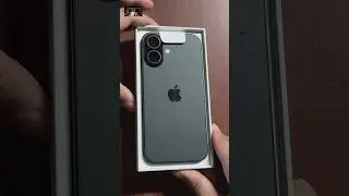 UNBOXING Apple iPhone 16 128GB Black