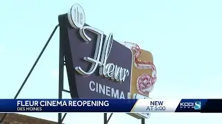 Fleur Cinema to reopen for the first time since pandemic began
