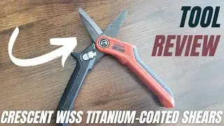 Crescent Wiss Titanium-Coated Shears - Perfect For Flooring Projects