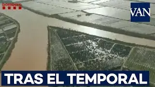Los efectos de la borrasca 'Gloria' en el Delta de l'Ebre