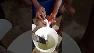 How to make industrial starch for dry-cleaning business