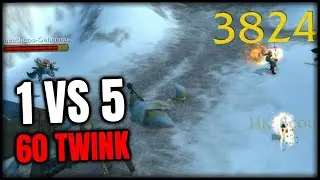 5 Players Meet a Level 60 Twink Mage - WOTLK Classic