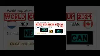 NEDvsCAN TomorrowT20 WorldCup warmup match prediction#megacontest #dream11#subscribe #like #NEDvsCAN