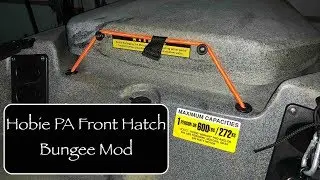 Hobie PA Front Hatch Bungee Mod