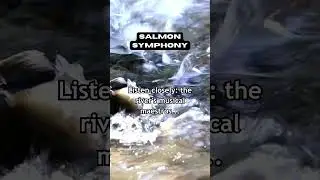 Underwater Symphony: Salmon's Splashes and Sounds #shorts #salmon #fishing #facts