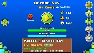Geometry Dash| Not-Yet-Featured Demon Level: Beyond sky
