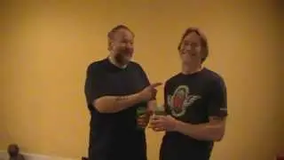 Dave Conrardy interviewing Peter Ragnar