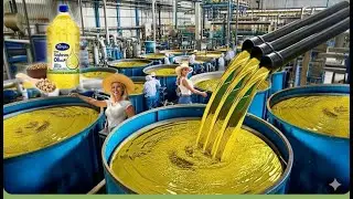 How Cooking Oil Is Made | From Seeds to Bottles | Complete Factory Process