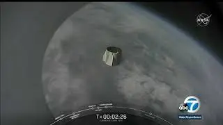 SpaceX blows up Falcon 9 rocket to test capsule's escape system | ABC7