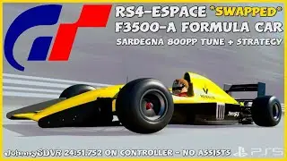 Gran Turismo 7 - SWAPPED F3500-A Pro Tune | Sardegna WTC 800PP Setup | RS4-Espace Swap