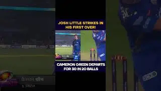 Josh Little strikes in his first over 🔥🥰#youtubeshorts #shortvideo #short