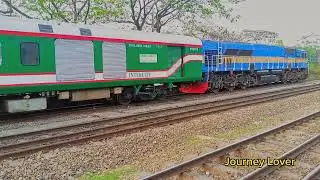 International Maitree express train leaving Dhaka Cantonment railway station || Dhaka To Kolkata. 