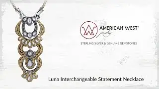 American West Jewelry  Luna Interchangeable Statement Necklace