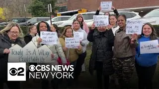 New Rochelle teachers, parents protest proposed school budget cuts