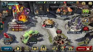 Grimmzilla - RAID SHADOW LEGENDS - CHESHIRE CAT DAY 18  !  Fusion LIVE , Champ Training FINALLY!