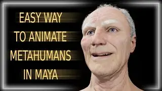 Easy Way To Animate MetaHumans In Maya