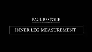 How to Measure Trousers: Inner Leg Length Measurement