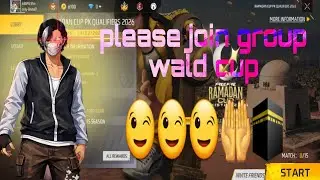 Please guys grop jont in ff online player and pro legend ok please guys come wald cup start 2 day 