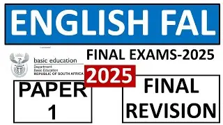 2025 GRADE 12 ENGLISH  FAL P.1 FINAL EXAMS 2025  GRADE 12 2025 PREP [THUNDEREDUC] GRADE 12 ENGLISH