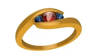 Ring design using matrix software from catalogue
