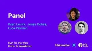 Panel Talk – Rust'n'Tell Berlin – April 2024