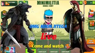 Hindi Mini Militia : 😄 Happy stream | Minimilitia Game Play Come And Join Fast