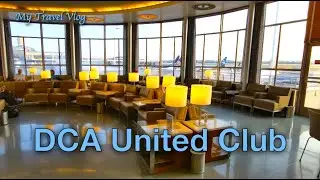 Ronald Reagan Washington National Airport United Club | Nice space to hang out for a bit