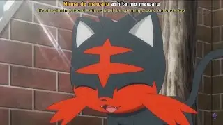 Litten Makes Peace with Stoutland Pokemon Sun and Moon Episode 21 English Sub