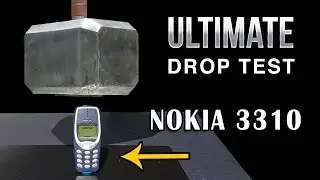 91lb THOR HAMMER V NOKIA 3310 - Episode 5 - Ultimate Drop Test - BrainfooTV