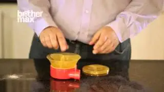 live demo slimline milk powder dispenser