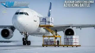 Alaskan Cargo Challenge: A300 Icing Battle #AlaskanCargoChallenge #A310IcingBattle #CargoAircraft