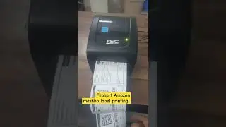 Flipkart Amazon meshho label printing #tsc #tvs #citizen #zebra #printer #barcode #label #viral #bts