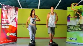 Zumba® Step - Bailando Gente de Zona - Elite Valdivia/ Daniela Loyola y Mario Rosas