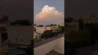 cloud burst moment #shorts