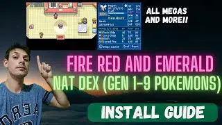 Tutorial for Fire Red and Emerald Nat Dex! Play Kaizo Ironmon or Survival! Install and Set Up Guide!