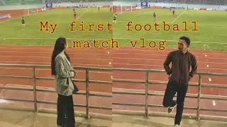 My first international football match vlog (three nations cup🏆)