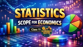 Scope of Statistics | अर्थशास्त्र में सांख्यिकी का क्षेत्र |UGC NET Economics |Full Lecture|Class 11