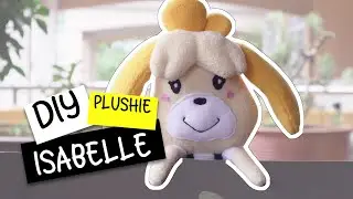 DIY Animal Crossing Isabelle Plushie! Isabelle plush toy (FREE Pattern) Tutorial