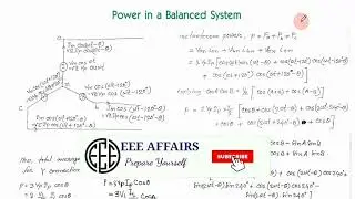 42. Real, Reactive and Apparent Power in a 3 Phase Balanced System ।।